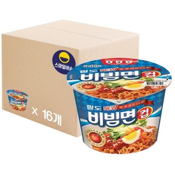 八道 ビビン麺カップ 115g x 16個