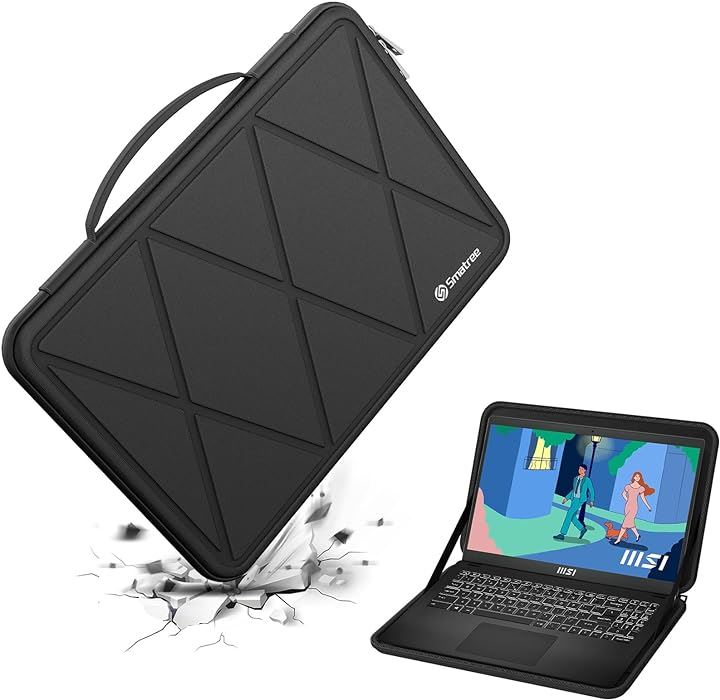 ノードパソコンEVAハードケース 15.6インチ MSI Modern H B13M-010US/Modern M85( Black, For MSI 15.6インチ（M85）)