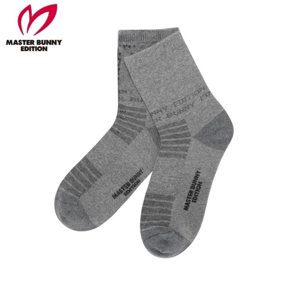(マスターバニー) メンズノンスリップデイリーミッドカーフソックス