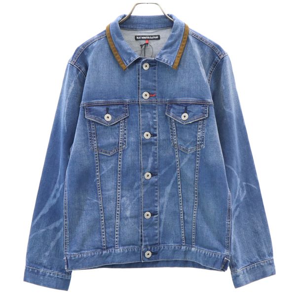 新品 ブルーモンスタークロージング デニムジャケット M BLUE MONSTER CLOTHING ストレッチ Gジャン メンズ 5,162円