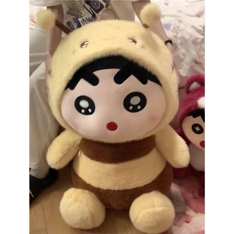 クレヨンしんちゃん 変身人形 巨大しんのはらしんのすけ人形 女の子が足を抱き寄せて寝る特大クッション付き ガールフレンド用 021