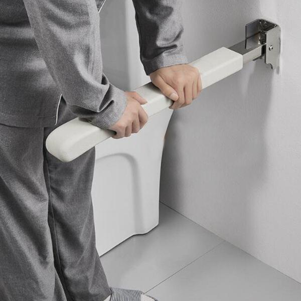 トイレ用グラブバー 折りたたみ式 折りたたみ式 浴室用グラブハンドルバー 高齢者用 長さ62cm