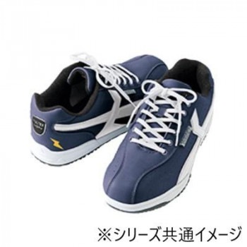 アイトス　51622 セーフティシューズ（耐油/静電）（男女兼用） ネイビーxシルバーグレー 29.0cm