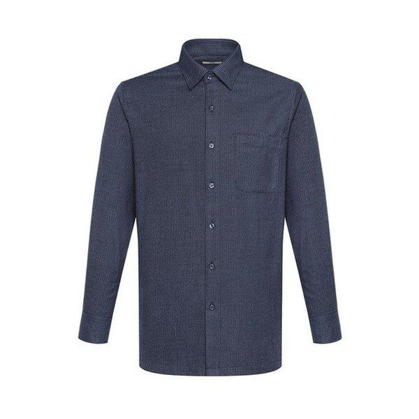 裏起毛ポリ混紡イージーケアマイクロシャツ__DKW3SHCL109N1