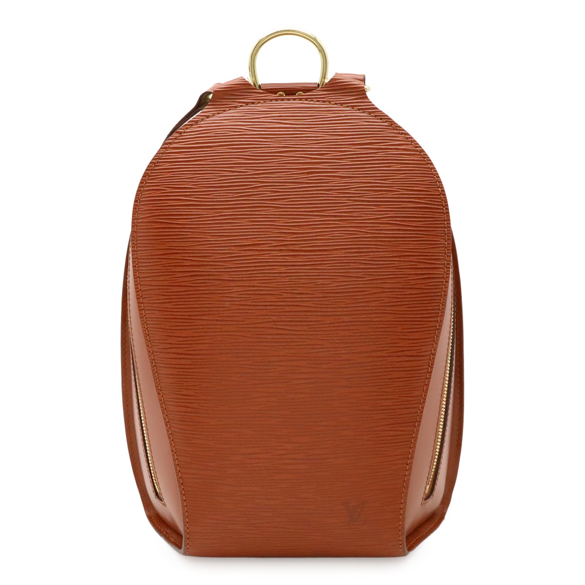 エピ マビヨン リュックサック バックパック ショルダーバッグ レザー ケニアブラウン 茶 M5223