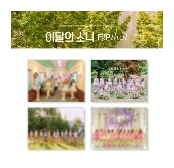 【未開封新品】 (4点セット) 今月の少女 - [FLIP THAT] LOONA SUMMER SPECIAL ミニアルバム