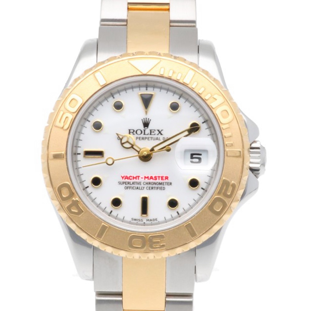 ロレックス ヨットマスター オイスターパーペチュアル 腕時計 ステンレススチール 169623 自動巻き 1年保証 ROLEX 中古