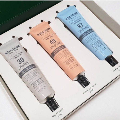 ミニ パフューム ハンドクリーム 30ml 3種_コットン,ピーチ,マスク