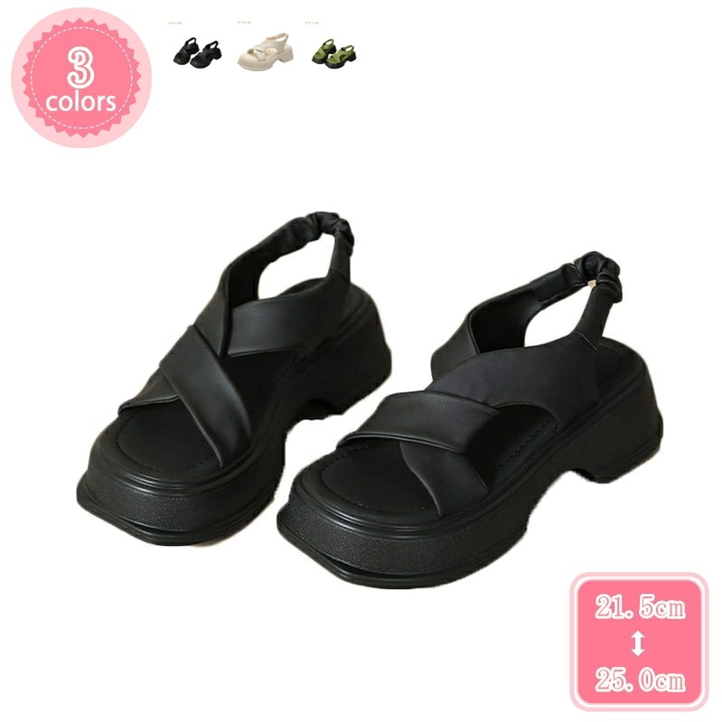 777円OFFクーポン 厚底サンダル レディース 夏 アウトドア カジュアル ビーチサンダル 大きいサイズ ストラップ 脱げない 安定感 女性 大人 美脚 さんだる 歩きやすい ファッション 滑り止め