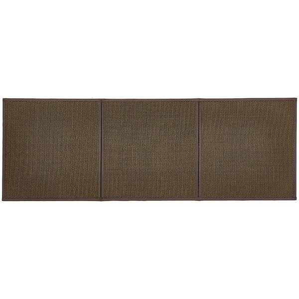 160900720 連結畳 置き畳 綾模様 3面 75×225 ブラウン メーカー直送
