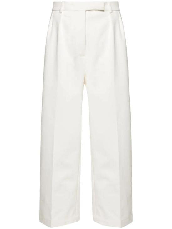 THOM BROWNE Women Straight Pants FTC482UF0576 100 WHITE