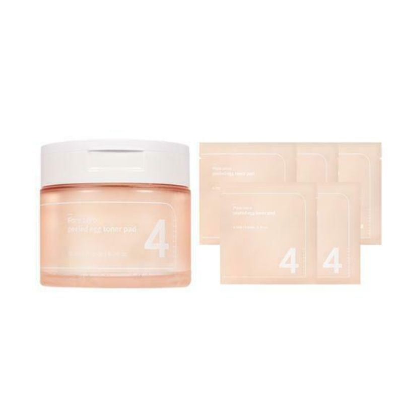 4番毛穴ゼロ剥いた卵トナーパッド70枚企画(+10枚追加贈呈)