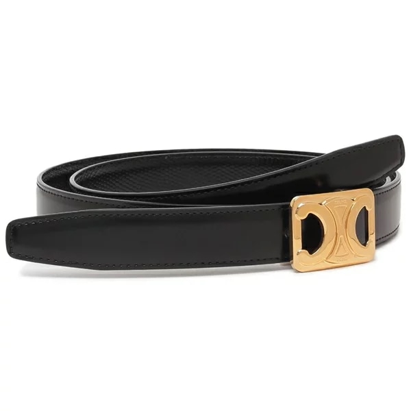 ベルト トリオンフ ミディアムリバーシブルフレーム 2.5cm ブラック レディース 45BIZ3APF 38NO