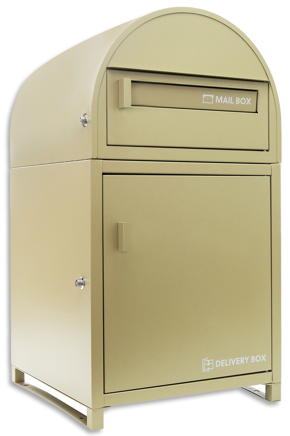 宅配ボックス 超大型 収納箱 印鑑ポケット 盗難防止 完成品 (カーキ) カンガルーボックス