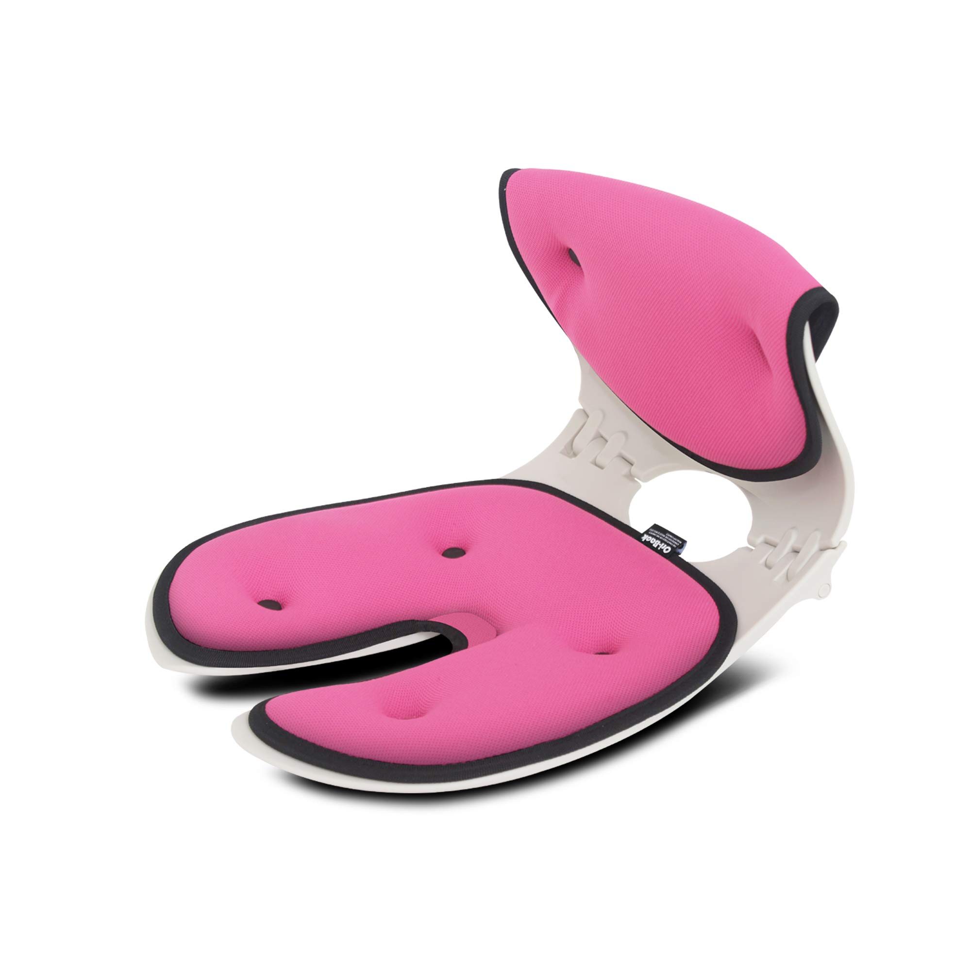 【オリバック】 テレワーク推奨 骨盤サポートチェア 姿勢補正 正規品(メーカー純正) (ピンク) 83665