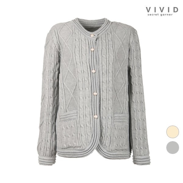 VIVID ツイスト ニット セーター カーディガン