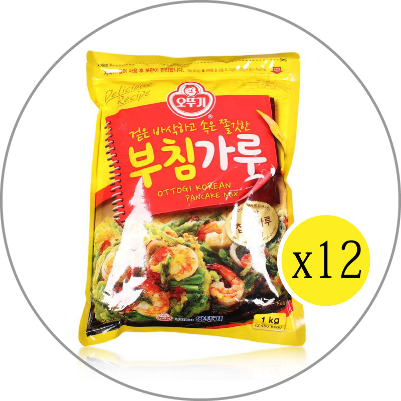 年末のプロモーション大特価！ オットギ チヂミの粉(1kg) 12個 韓国調味料 - flaviogimenis.com.br