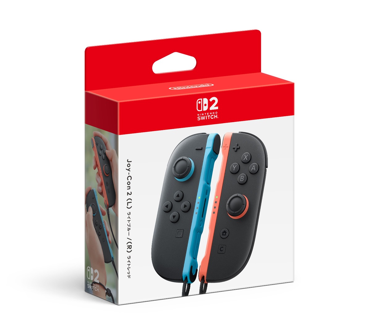 任天堂 【Switch2】Joy-Con 2 (L) ライトブルー/(R) ライトレッド BEE-A-JAAAA NSW2 ジョイコン2 LRライト