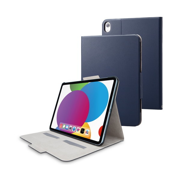 TB-A22RWVFUNV ネイビー [iPad 10.9インチ ケース ソフトレザー 手帳型 スリープ対応 フリーアングル カードポケット付] メーカー直送