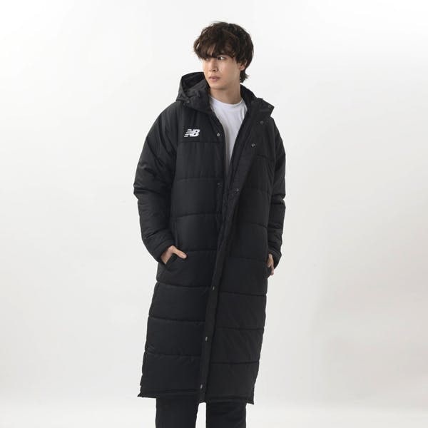ニューバランス new balance パデットロングコート メンズ JMJF1424-BK ブラック