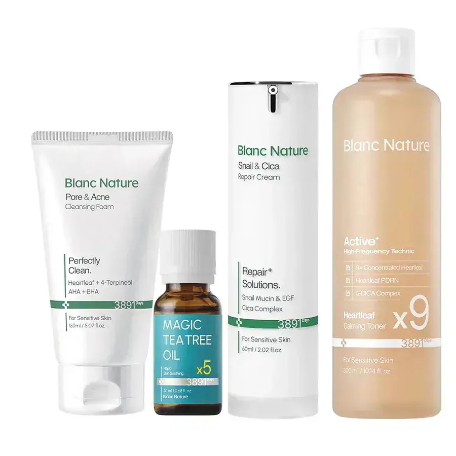 Qoo10] ブラン 【ニキビ終結】ニキビ&ニキビ跡&ケア4種 : キット