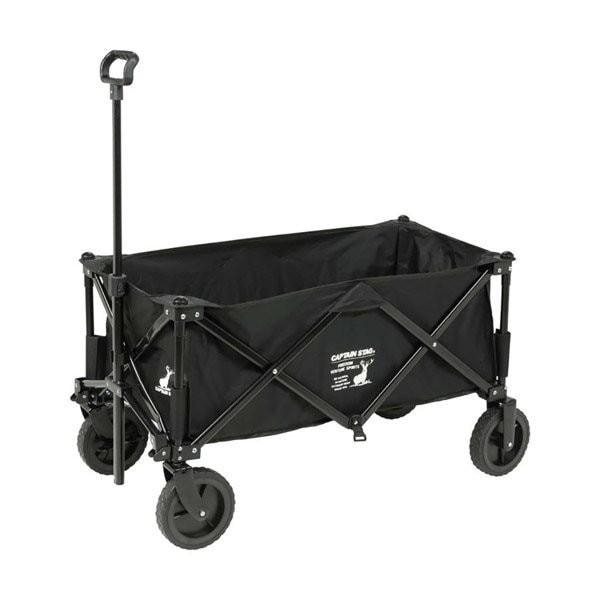 キャリーワゴン キャリーカート 耐荷重80kg 4輪 アウトドア 収束型 折りたたみ式 頑丈 コンパ