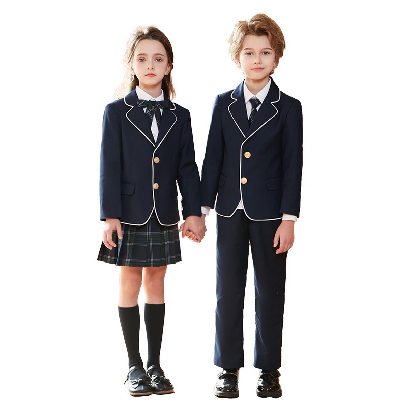 入学・卒業シーズンの制服カレッジスタイルスーツ幼稚園制服スーツ春秋スタイルの小学生スタイル3点セット