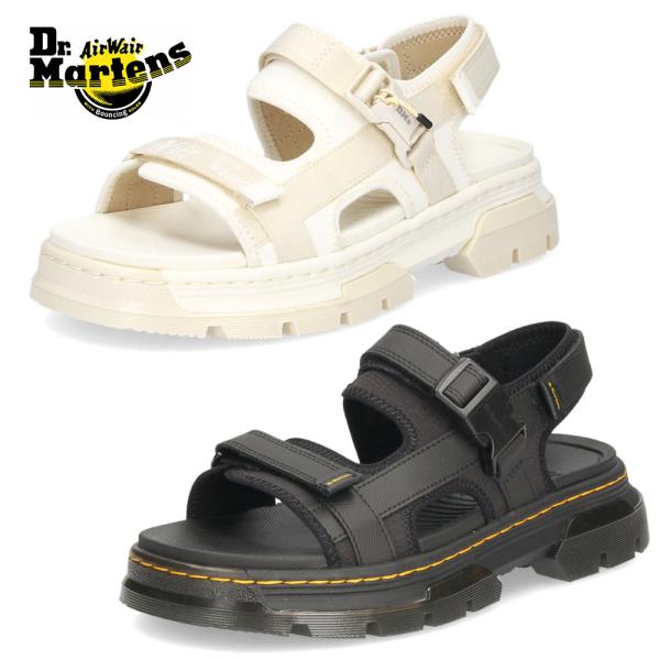 ドクターマーチン サンダル メンズ レディース FORSTER フォースター 31560001 31561112 スポーツサンダル 黒 白 ホワイト ストラップ Dr.Martens