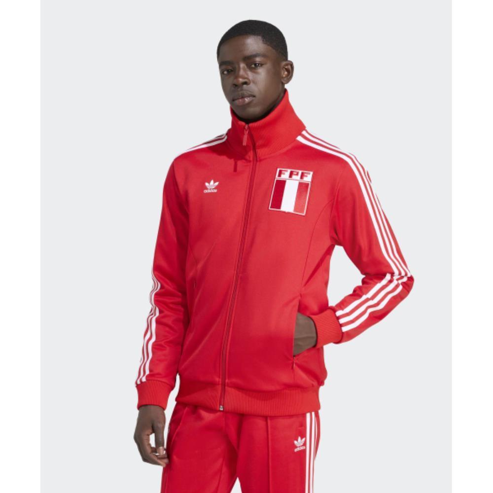 adidas Peruvian track top red JM7309