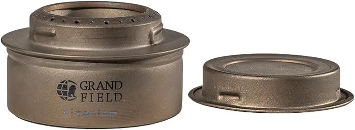 チタン製アルコールストーブ 軽量 アルスト オールチタン(シルバー)