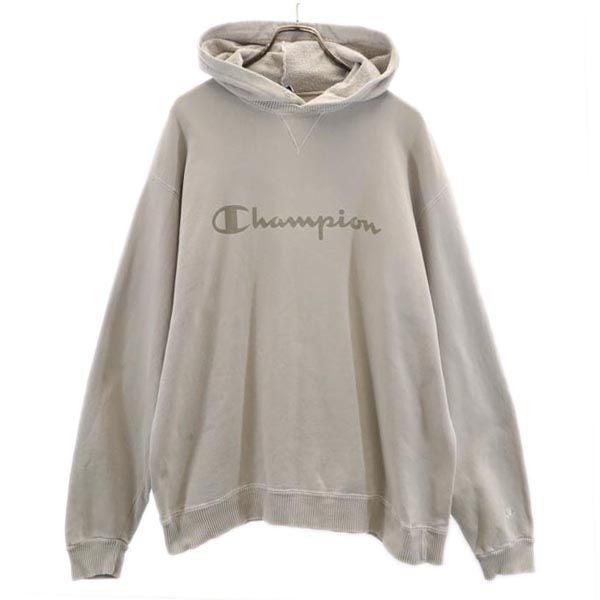 90s USA製 長袖 スウェットパーカー L グレー系 メンズ