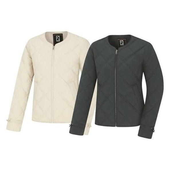 セーブゾーン05 女性 ラウンドネック 軽量 パディング ダック ジャケット コリト KVJ6509W (42930412)