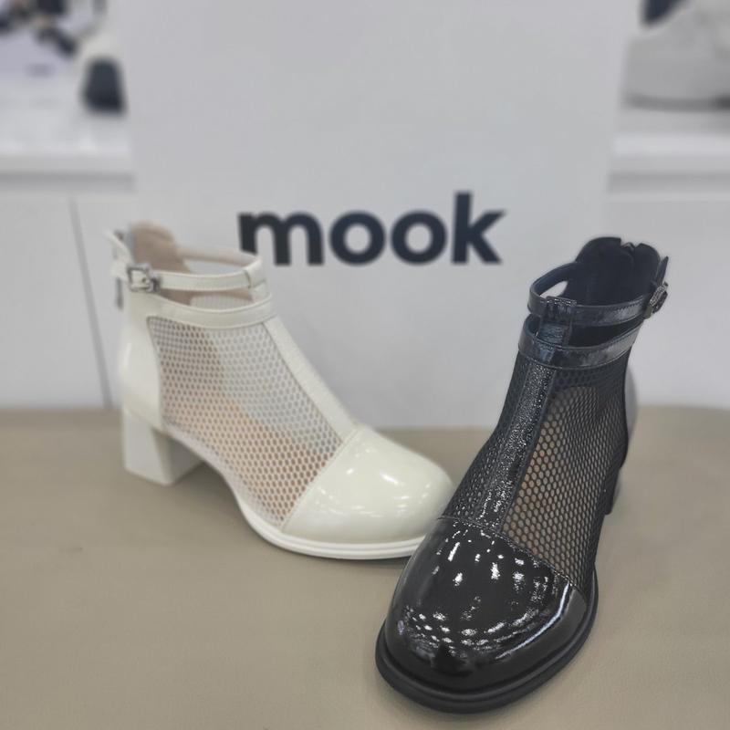 メッシュアンクルブーツ 5.5cm 522904_DJ