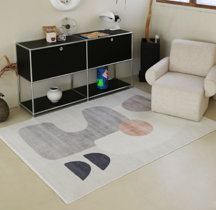 THE FRIGG デリア 短毛 インテリア 寝室カーペット リビング ラグ (3 SIZE)