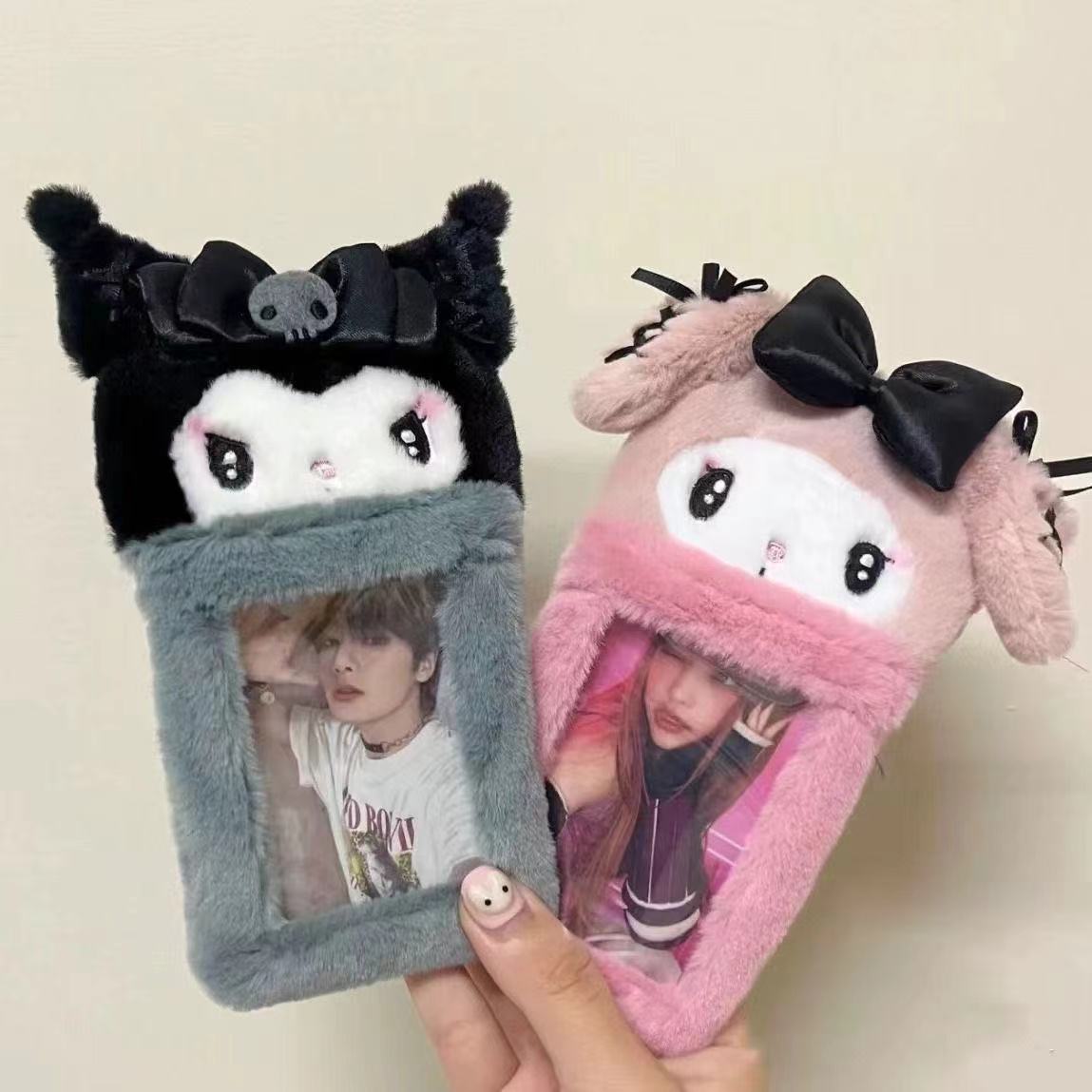 メガ割ちゃん マイメロディ トレカケース 可愛い もこもこ ふわふわ 写真入れ ぬいぐるみ180314 5,825円