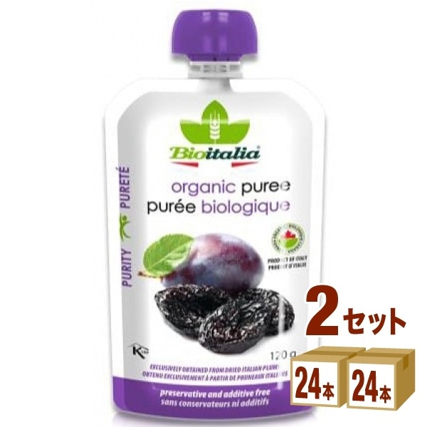 テルヴィス とろりーのイタリアン スムージー プラム120ml 2ケース (48本)　野菜ジュース 野菜