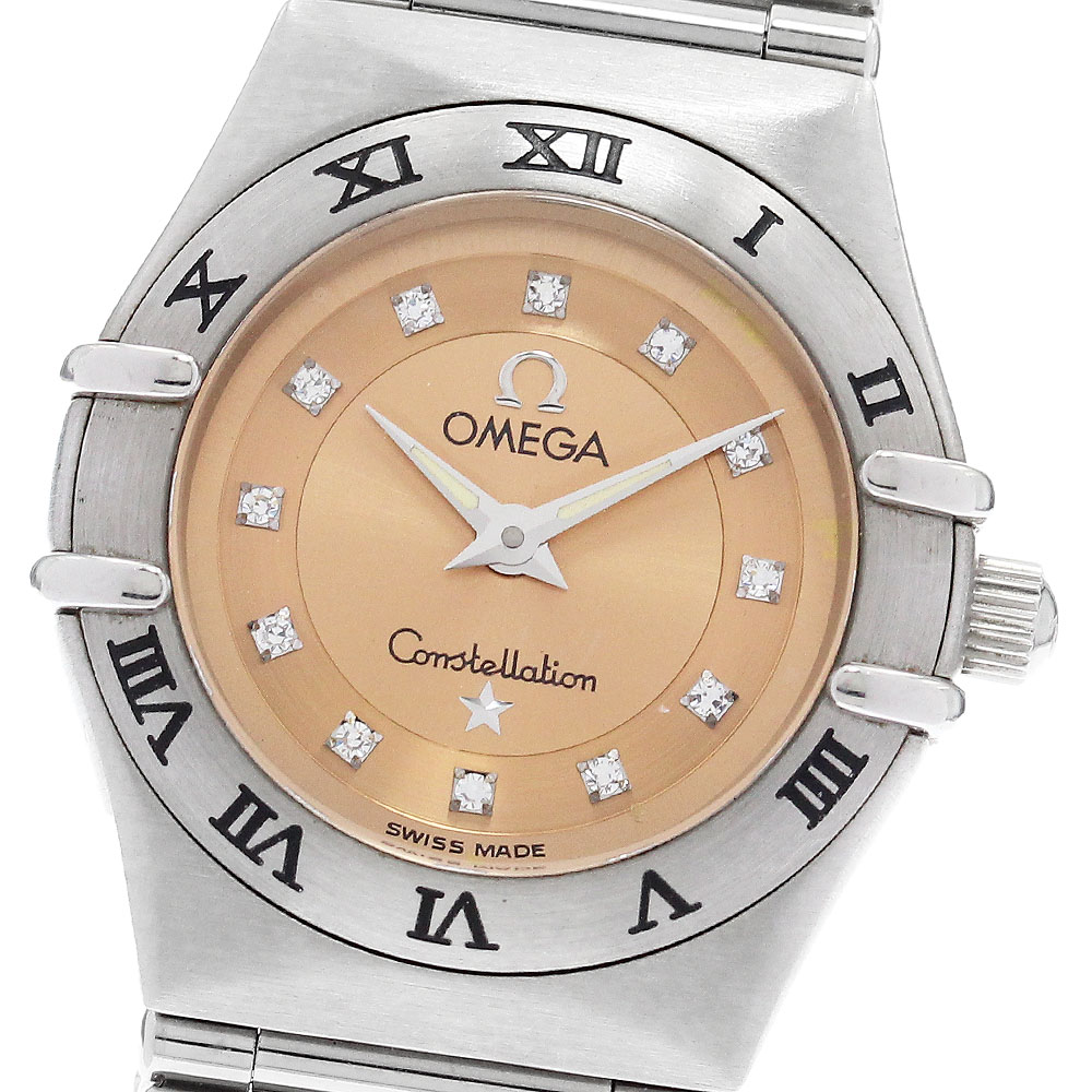 オメガ OMEGA 1564.65 コンステレーション シンディクロフォード 12Pダイヤ クォーツ レディース _894724【中古】 71,500円