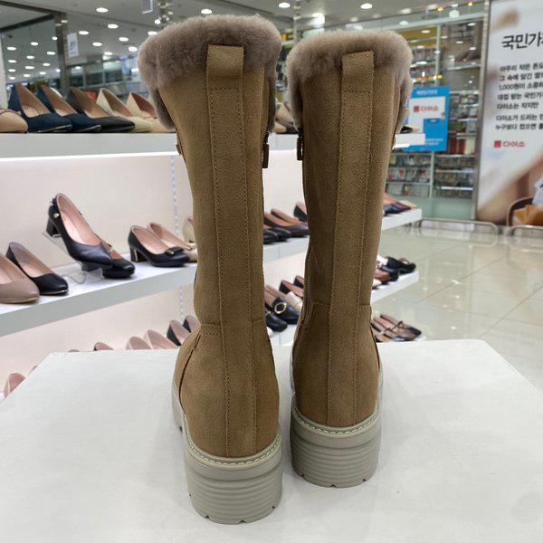 女性ファー裏地ハーフブーツ EQCWMB665BE HSYP5A GN
