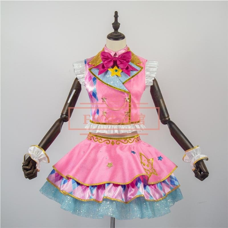 【新品開催 即納】アイカツ! アイドルカツドウ虹野ゆめ 虹野夢 コスプレ衣装 コスチューム 演出服 アニメ ゲーム ハロウィン cosplay 変装