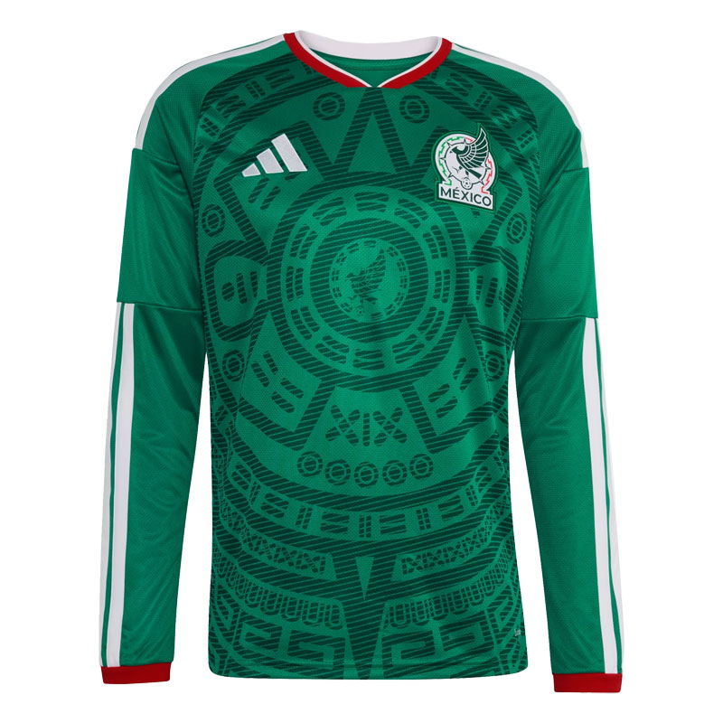 メキシコ代表 2026 ホーム レプリカ ユニフォーム LONGSLEEVE D サッカー レプリカ ウェア 26SS (I9239-KA6059)