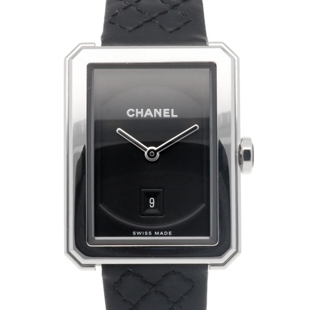 シャネル ボーイフレンド 腕時計 ステンレススチール クオーツ 1年保証 CHANEL 中古