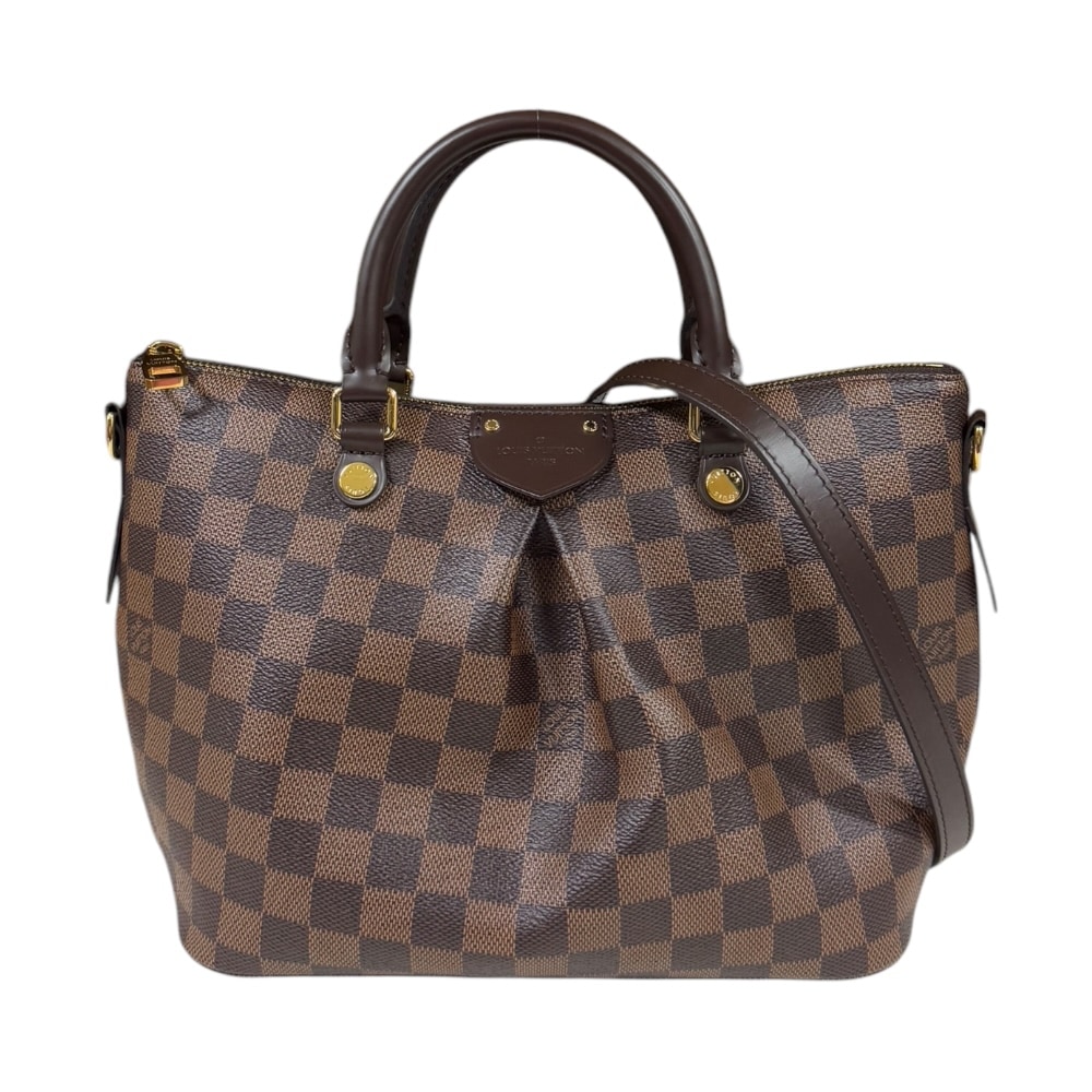 ルイヴィトン シエナPM ダミエ ショルダーバッグ ダミエキャンバス N41545 ブラウン LOUIS VUITTON 中古 美品