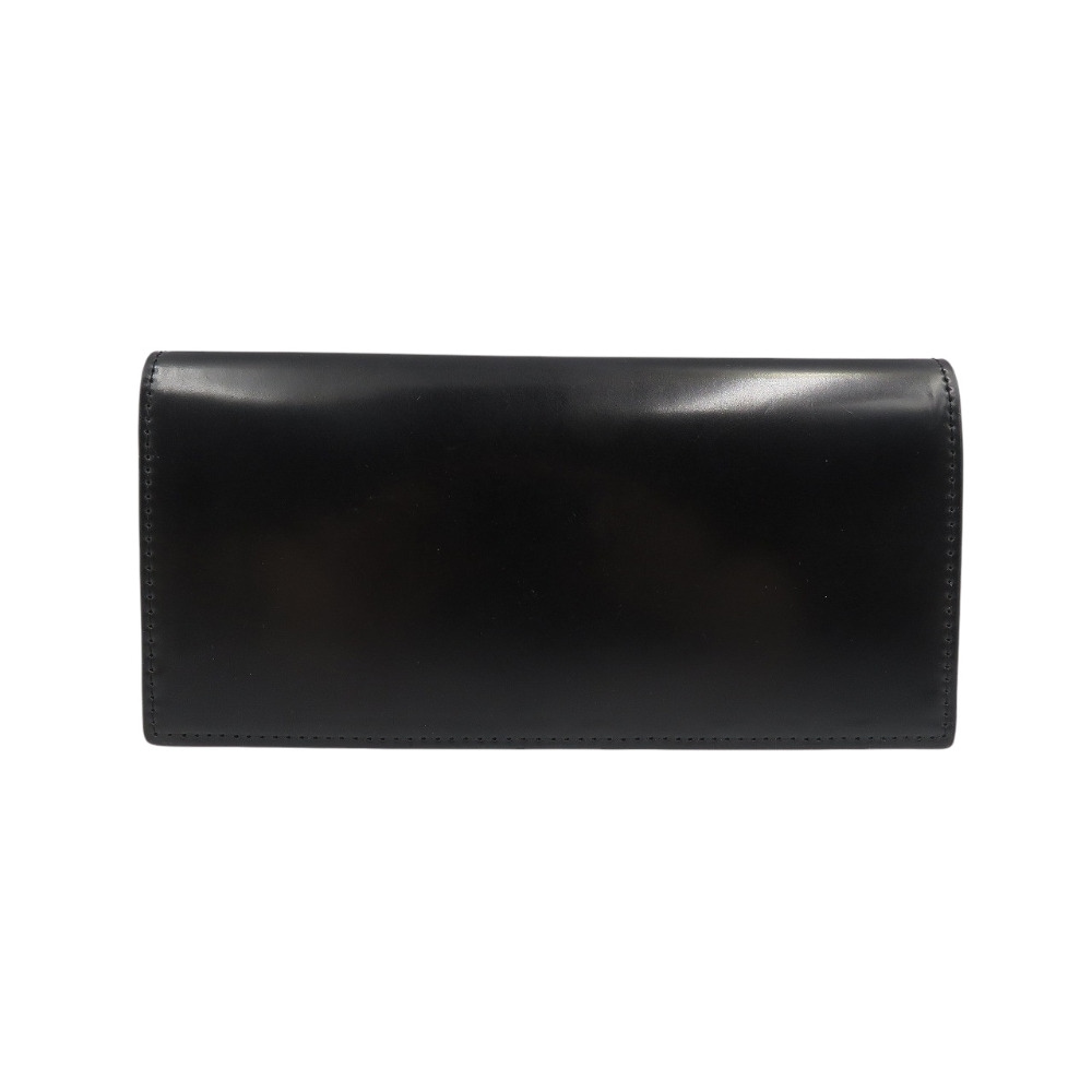 未使用品 長財布 コードバン/コードバン ブラック 0742【中古】 メンズ