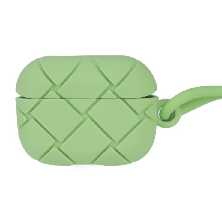 新品未使用展示品 BOTTEGAVENETA ボッテガヴェネタ その他小物 691715 Airpods Pro エアポッズ プロ ケース ラバー ピスタチオ グリーン系 スト【本物保証】