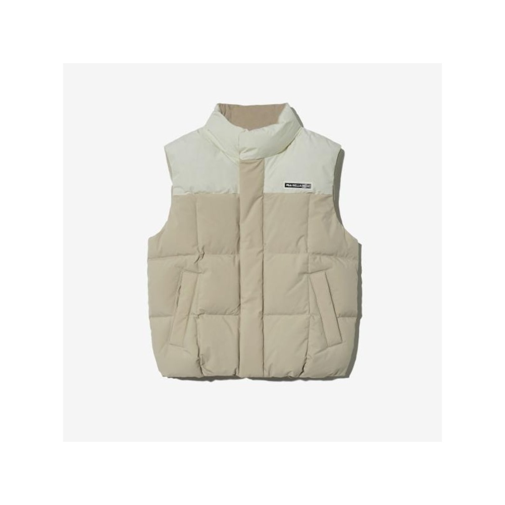 [FILA KIDS] エッセンシャル・グースダウンベスト (FK2DVG4101X_TBG) Q0ZFK2DVG4101XTBG