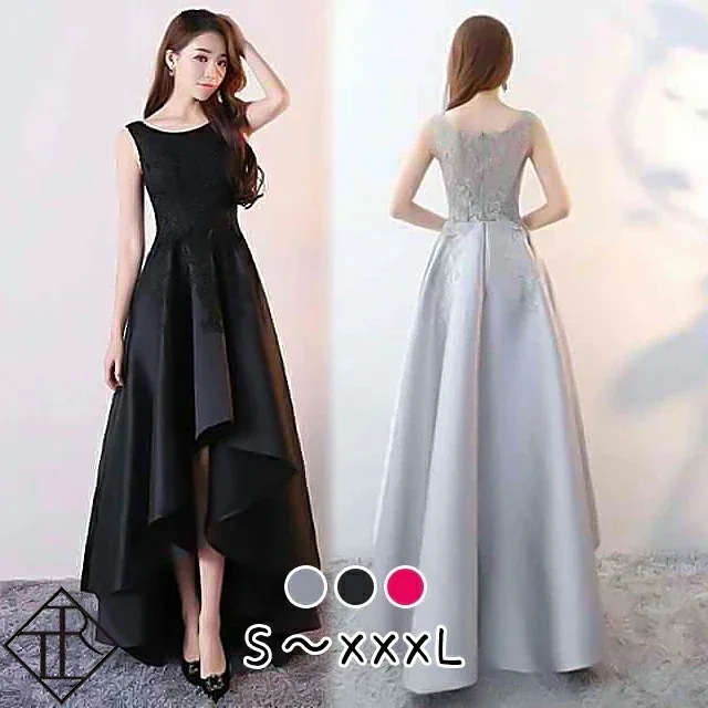 パーティードレス 結婚式 ドレス ワンピース ドレス 大きいサイズ フォーマル 二次会ドレス フィッシュテール 同窓会 お呼ばれ ワンピース レディース 大きいサイズ ひざ丈 フォーマル ノー 5,586円