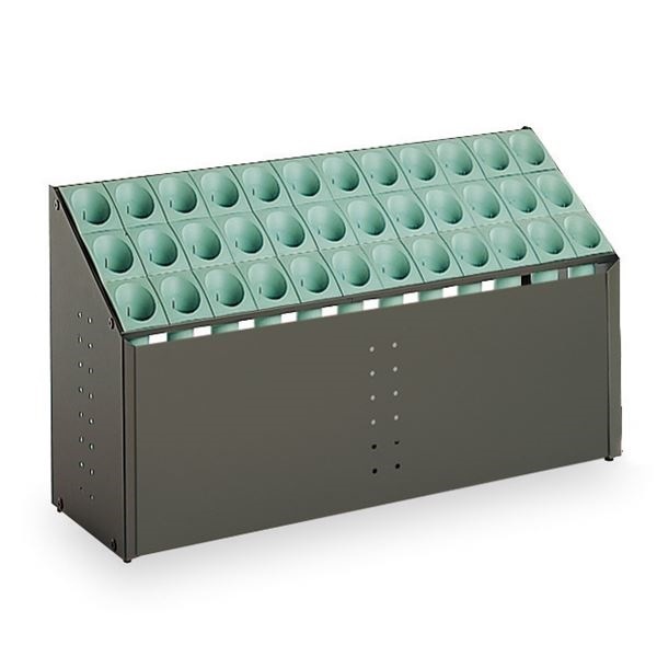 モダン 傘立て C36 グリーン 36本立 幅972mm スチール 樹脂製脚付 テラモト オブリークアーバン 会社 店舗 玄関 35,542円