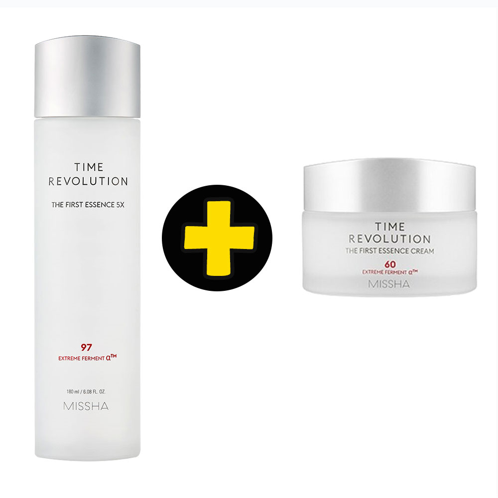 タイムレボリューション ザ ファースト トリートメント エッセンス 5X 180ml＋エッセンスクリーム 50ml / 美容液 / 保湿クリーム/ ハリケア/毛穴ケア/化粧水/アンプル/シミケア