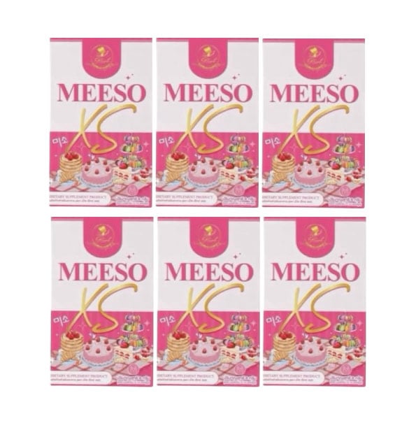 ミソエックスエス　10カプセル入り　6箱セット　ダイエットサプリ　理想的なボディバランスをサポート　MeeSo XS