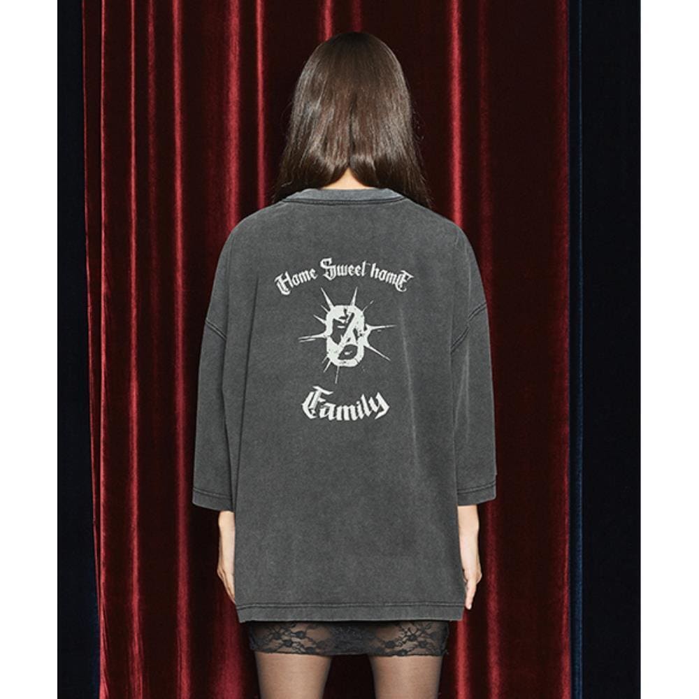 OPUS0012 Op 07 FAMILY UNIFORM TSHIRT WASHED BLACK OP4A1R 6,347円